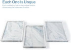 Natural Marble Bathroom Tray, 12"x8" Stone Vanity Decorative Counter Trays - Image 3