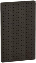 Azar 771322-BLK Pegboard 1-Sided Wall Panel, Black Solid Color, 2-Pack by AzarDisplays