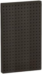 Azar 771322-BLK Pegboard 1-Sided Wall Panel, Black Solid Color, 2-Pack by AzarDisplays