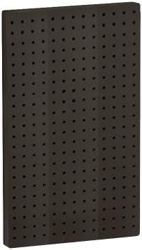 Azar 771322-BLK Pegboard 1-Sided Wall Panel, Black Solid Color, 2-Pack by AzarDisplays