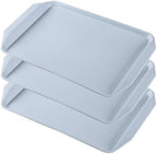 Boot Tray 3 Pack Boot Tray Plastic Door Mat for Garden, Bedroom, Entrance Area, Garage Shoe Mat,Blue by Unknown