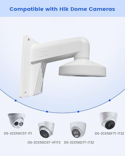 Metal Security Camera Wall Mount Bracket Compatible with HIK Dome Cameras - Image 4