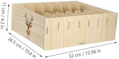 Desktop Storage Organizer Wood File Shelf for Office and Home - Image 2