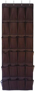 Roomganize Large Over the Door Shoe Organizer for Mens Sneakers (Bison brown) by Roomganize