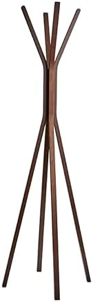 Adesso Toby Coat Rack with Natural Oak Finish – Space-Saving Entryway Organizer Perfect for Coats, Bags, Purses and Hats – 6 Hooks, 68.25" Tall by Adesso