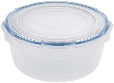 LocknLock Easy Essentials Food Storage lids/Airtight containers/Stackable, BPA Free, 6 Piece, Clear - Image 4