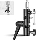 NEEWER Camera Flash Bracket H Type Mount with Umbrella Softbox Holder, 180° Swivel Adjustable Metal Light Stand Adapter with 1/4" to 3/8" Screw Adapter for Speedlite LED Light Stand Tripod (2 Pack) by Neewer