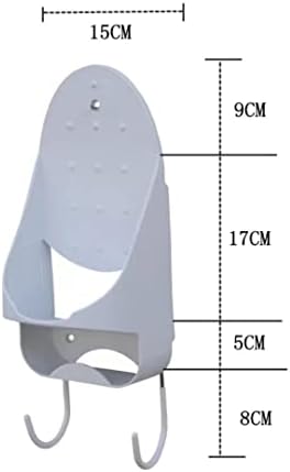 Coat Hooks,Coat Hanger Hooks, Ironing Boards Hanger Wall Mount Ironing Board Easily Mount Against Wall Door Room Ironing Board Hanger Hotel Electric Iron Storage Combination(Black) - Image 4