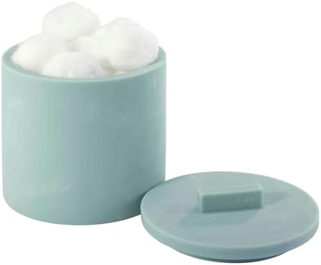 Nicole Miller - Bathroom Set, 3pc Countertop Accessories, Dorm Room Essentials (Kendall Collection, Oasis) - Image 2