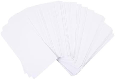 100pcs White Paper Cash Envelopes for Bills and Receipts Organizer by Veemoon
