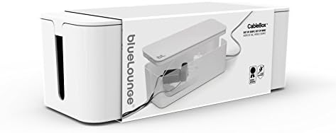 Bluelounge CableBox cable organizer hides messy, loose, tangled cables White color (CB01WH) - Image 2