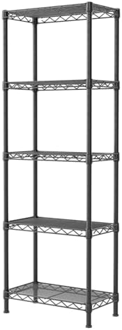 SINGAYE Metal Shelves Wire Shelving Storage Standing Adjustable Shelf Unit by SINGAYE