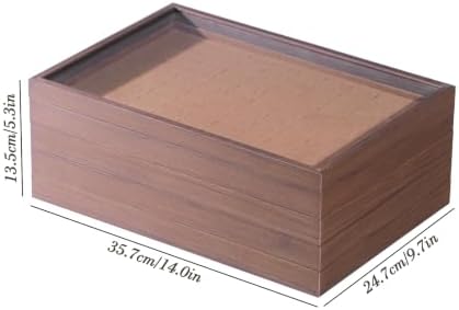 Wood Jewelry Organizer Tray, 5-Piece Set (Brown, 5Pc) - Image 6
