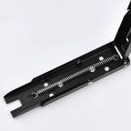 Heavy Duty Floating Shelf Brackets 2 Pack,Iron Wall Mounted Folding Supports for Work Table,Ironing Board,DIY Bench,with Screws,Black (340mm(13.4in)) - Image 6