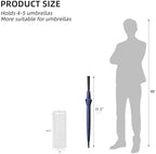 Metal Round Umbrella Stand Rack,Free Standing Umbrella Holder Bin,Canes Walking Sticks Holder for Entryway,Home,Office,White - Image 6