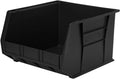 Akro-Mils 30270 AkroBins Plastic Storage Bins, 18"x16"x11", Black, 3-Pack by Akro-Mils