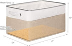 Fabric Storage Bins for Shelves, Rectangle Storage Basket, 3 Pack - Image 2