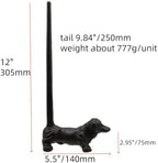 Dog Cast Iron Toilet Tissue Holder,Toilet Paper Holder for Kitchen - Image 2