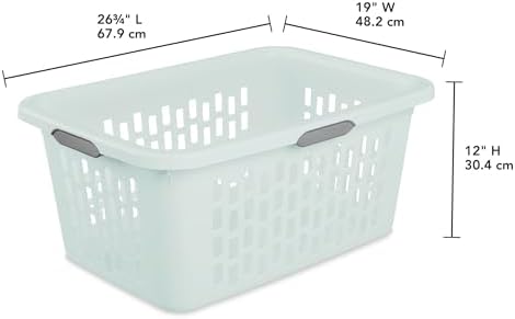 Sterilite Rectangular Laundry Basket, Plastic Clothes Hamper, 12-Pack - Image 3