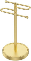 Hand Towel Holder, 304 Stainless Steel Heavy Duty S Shape Hand Towel Stand Free Standing Towel Bar for Bathroom Kitchen Countertop by Kaxnuaxu