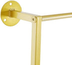 10Tier Tie and Scarf Rack Wall Mounted Ribbon Display Rack Organizer Holder for Wrapping Paper Scarf Tie Belt Towel Pants Scarves Hijab Stand for Retail Store Home,Craft Room (Gold, 10 Tier) - Image 6