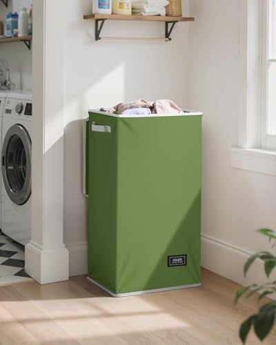 SOLEDI 100L Laundry Hamper with Lid, Large Collapsible Laundry Basket - Image 2
