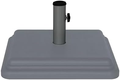 US Weight 40lb Outdoor Umbrella Base - Use with Patio Table - Grey by USWeight