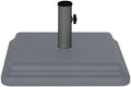 US Weight 40lb Outdoor Umbrella Base - Use with Patio Table - Grey by USWeight