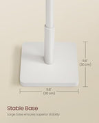 VASAGLE Solid Wood Coat Rack, Free Standing, 8 Hooks, 3 Height Options - Image 5