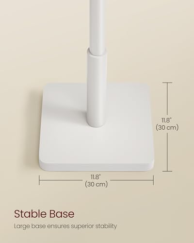 VASAGLE Solid Wood Coat Rack, Free Standing, 8 Hooks, 3 Height Options - Image 5