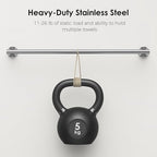 FORIOUS Towel Bar Towel Racks for Bathroom Wall Mounted 30" Brushed Nickel - Image 7