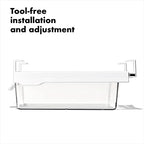 OXO Good Grips Fridge Undershelf Drawer 10 in - for Deli Meat, Cheese, Produce and More - Image 4