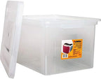 Lorell Storage Case File Box, Clear (LLR68925CT) - Image 2