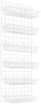 Grid Wall Commercial Grade Gridwall Panels – Heavy Duty Grid Panel for Any Retail Display Wall Grid 2' Width x 5' Height, White (Pack of 3) Easily Portable - Image 6