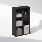 Furinno Reed Closet Organizers and Storage, 5-Cube Reversible Closet Shelves, Closet Organization Shelf, 9.4 x 19.5 x 31.5, for Bedroom, Closet, Blackwood - Image 3
