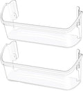 242126602 Refrigerator Door Bin Shelf UPGRADED Replacement for Frigidaire Door Shelf LFSS2612TF0 LFSS2612TF4 Door Bin Bottom Shelf Parts 2421266 PS12364199 Shelves 2-Pack by Unknown