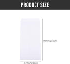 100Pcs Thickened Blank White Paper Envelopes for Business Cash Receipt Storage Tear-resistant Organizer Bags for Mailing Photo Voucher Protection - Image 2