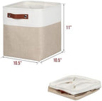 Fabric Storage Cubes 10.5x10.5x11in, Cube Storage Bins Organizers - Image 2