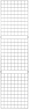 Econoco Portable Grid Panels, 2 x 8 Feet Wire Display Panels, Pack of 3, Retail Merchandising Fixtures, Chrome - Image 2