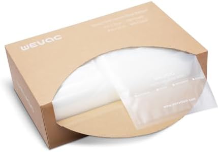 Wevac Vacuum Sealer Bags, Quart 8"x12" 200 Count, Pint 6"x10" 100 Count by Wevac