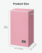SOLEDI 100L Laundry Hamper with Lid, Large Collapsible Laundry Basket - Image 3