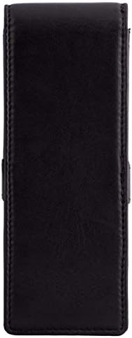 DiLoro Leather Triple Pen Case Pencil Pouch Holder for Three Fountain Ballpoint Rollerball Pens and Pencils - Image 4