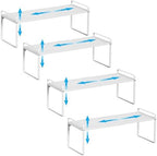 15.5 to 25.5 Inch Kitchen Cabinet Shelf Organizers，Kitchen Shelf Organizer by X-cosrack