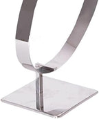Stainless Steel Belt Display Stands Tabletop Artworks Belt Display Shelves Curved Shelf for Store Display Props Women Men (Primary Color) - Image 4