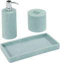 Nicole Miller - Bathroom Set, 3pc Countertop Accessories, Dorm Room Essentials (Kendall Collection, Oasis) by NicoleMiller