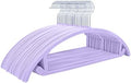 MIZGI Velvet Hangers 50 Pack, Patented Rounded Shoulder Sweater Hangers by MIZGI