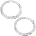 2 Pack 10 Inch Aluminium Alloy Turntable Bearing, Heavy Duty Swivel Turntables Lazy Susan for Round Dining Table, 10" Smooth Swivel Turntable for Lazy Susan Dining Table by Unknown