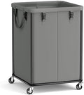 SONGMICS Laundry Basket with Wheels, Removable Liner Bag, 45 Gallon (170 L) by SONGMICS