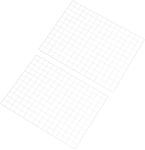 PATIKIL 31.5"x24" Wire Grid Panel, 2 Pack Board Photo Pictures Memo Display Grid Panels Hanging Organizer Wall Decorative Panel for Home Office Wedding, White by PATIKIL