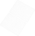 PATIKIL 31.5"x24" Wire Grid Panel, 2 Pack Board Photo Pictures Memo Display Grid Panels Hanging Organizer Wall Decorative Panel for Home Office Wedding, White by PATIKIL
